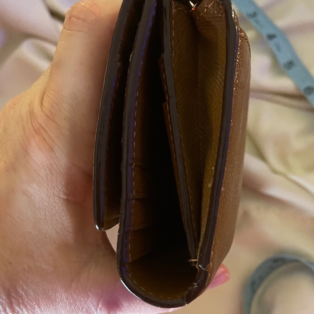 Coach Brown Leather Wallet with matching ID/Picture Holder - Picture 12 of 13